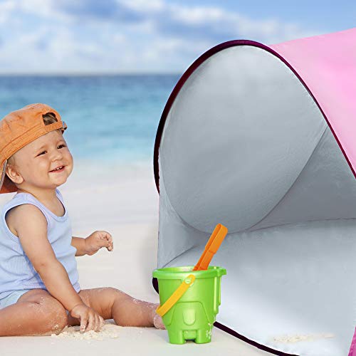 image for Thermalabs Pluto Pink Beach Tent: an Amazing Accessory for Your Kids C