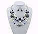 Bocar Coloful Personalized Strand Layer Statement Chunky Necklace for Women Gifts