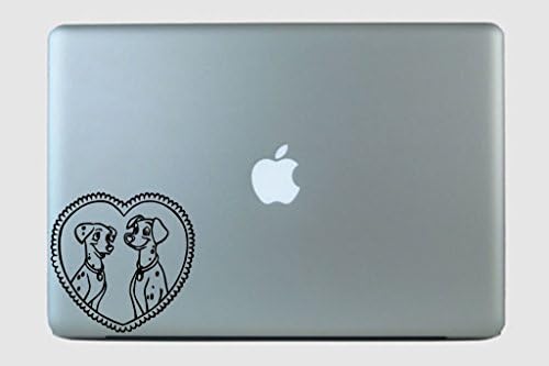 SimplyVinylized Pongo and Perdita Vinyl Decal Sticker White