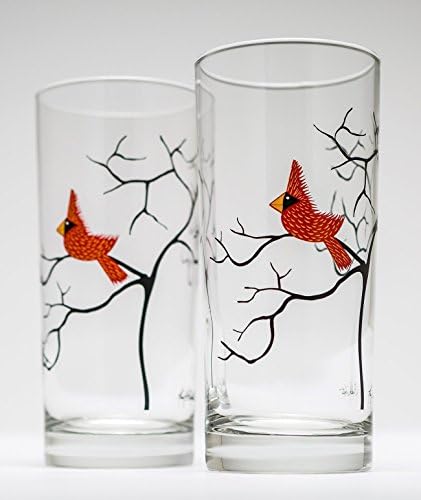 Cardinal Glassware Set of 2 Highball Glasses 16 oz