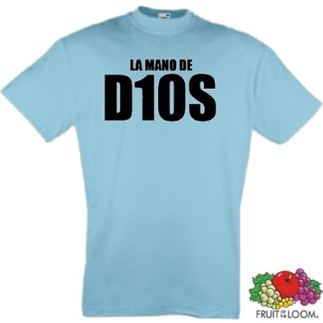 world-of-shirt Herren T-Shirt Diego Maradona La Mando DE D10S