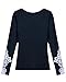 ZANZEA Women's Embroidery Lace Long Sleeve Crew Neck Tops Slim Blouse T-Shirt