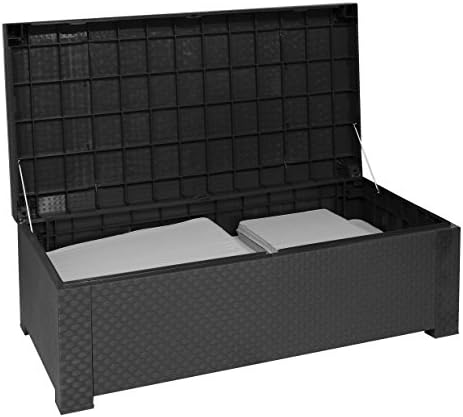 Plascoline Plastic Deck Storage Container Box, Outdoor, Patio and Garden Furniture