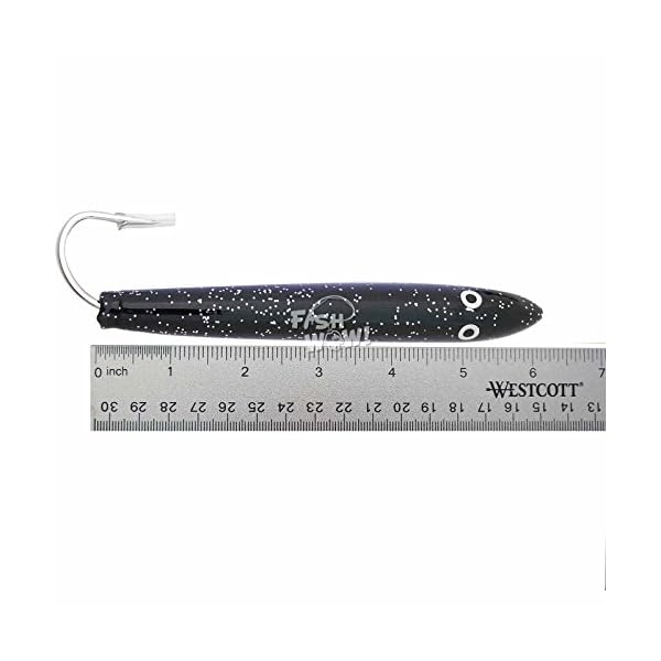 Fish-WOW-6-Fishing-Cedar-Plugs-Rigged-Tuna-Mahi-Trolling-Wood-Lure-Black-Purple