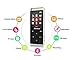 8GB Bluetooth MP3 Player, 50 Hours Playback Lossless Sound Music Player with FM Radio / Voice Recorder (Supports up To 128GB)