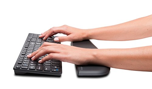 Kensington ErgoSoft Wrist Rest for Slim Keyboards, Black (K52800WW)