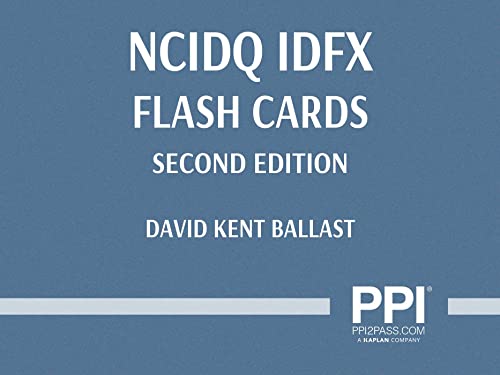 PPI NCIDQ IDFX Flash Cards (Cards), 2nd Edition – More Than 200 Flashcards for the NCIDQ Interior Design Fundamentals Exam
