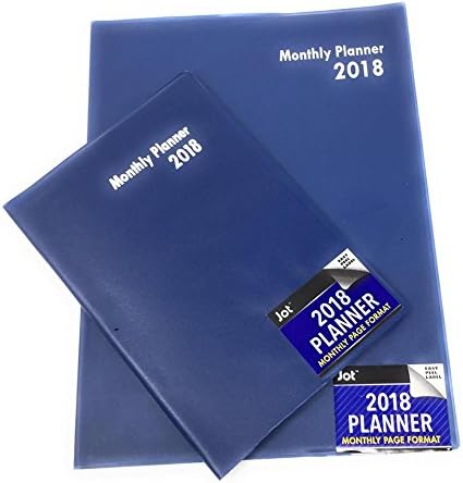 2018 Monthly Planner With ~Bonus~ Mini Planner (Blue)