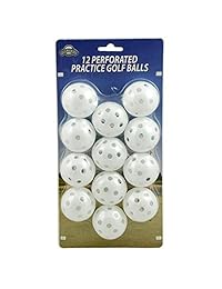 OnCourse Perforated Practice Golf Balls (12pk) Plastic Wiffle Nuevo
