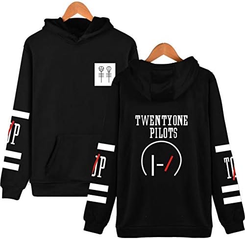 YEOU Unisex Hoodie Letter Printed Round Collar Hoodie Coat Jacket Pullover Sweatshirt