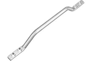 SAQXK Aluminum RV Grab Door Handle, Trailer Ramp Gate Door Handle Truck Rear Door Side Door Inside Handle Assist Entry, 13.5 Inch Camper Long Handle Solid Round Heavy Duty Surface Mounted