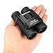 SGODDE Mini Compact Binoculars, 10x22 Small Folding Binoculars with Wide Angle, High Powered Field,Waterproof Mini Telescope for Adults & kids Outdoor Birding Camping Traveling Sightseeing Concert
