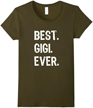 Womens Best Gigi Ever T-Shirt XL Olive