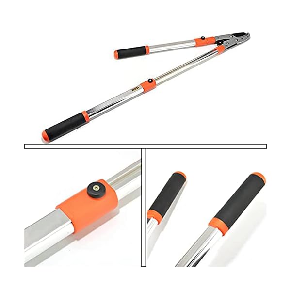 LCAIHUA Teleskop Astschere 680 mm bis 950 mm, Scharfe und Bequeme Bypass Baumschere, Robustes und Sicheres… – Bild 7