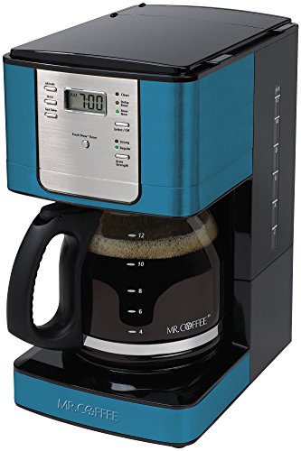 Mr. Coffee 12 Cup Blue Programmable Coffeemaker Blue