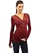 PattyBoutik Mama V Neck Lace Inset Maternity Tunic