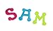 Fibrecraft Glitter Foam Stickers - Dotty Alphabet