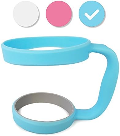 Handle For Yeti Rambler Tumbler 30 Ounce In Caribbean Blue- Also Fits The Berg RTIC Ozark Trail &amp; SIC Cups 30 OZ Sizes &amp; Most Other Models In 30 OZ