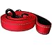 Dog Leash 6ft Long Traffic Padded Two Handle Heavy Duty Double Handles Lead for Training Control 2 Handle Leashes for Large Dogs or Medium Dogs Reflective Pet Leash Dual Handle Red