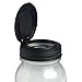 reCAP Mason Jars Lid FLIP Cap, Regular Mouth, Black - BPA-Free, American Made Ball Mason Jar Lids for Preparing, Serving and Storage, Spill Proof and Made with Safe, No-Break Materials