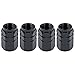 SUBANG 24pcs Valve Stem Caps Car Auto Tyre Tire Valve Stem Covers Caps, Black