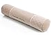 ALIBO Beige Bolster Adjustable Firm Neck Round Roll Support Pillow 18.9