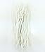 5''-9.5'' Feathers Fly Tying Materials for stonefly Nymph Split Tails& Down Wings 50pcs/Pack (White)