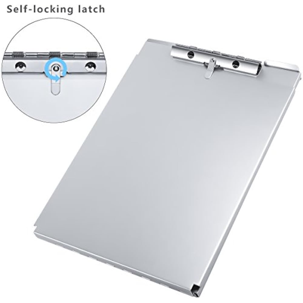 Aluminum Clipboards Clipboard Metal With Storage Form Holder Binder