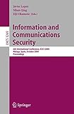 Image de Information and Communications Security: 6th International Conference, ICICS 2004, Malaga, Spain, October 27-29, 2004. Proceedings (Lecture Notes in C