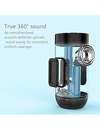 COMISO Altavoces Bluetooth impermeables al aire libre inalámbrico portátil, 24 horas tiempo de reproducción de sonido superior Camping, playa, deportes, piscina, fiesta, ducha