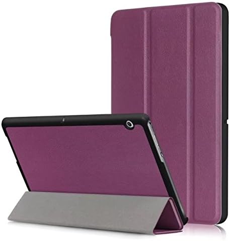 Abtory HUAWEI MediaPad T3 10.0 Case, Ultra Slim Lightweight Smart-shell Stand Protective Case Cover for HUAWEI MediaPad T3 10.0 inch Tablet Purple