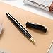 erofa HERO Matte Black Fountain Pen, Ripple Mark Iridium Fine Nib Point with Luxury Gift Box