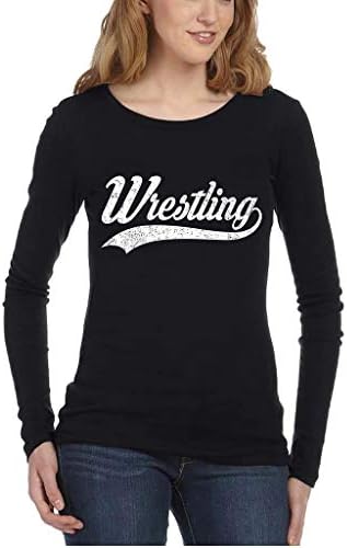 Koyotee Junior's Script Wrestling Black Long SLV T-Shirt Black