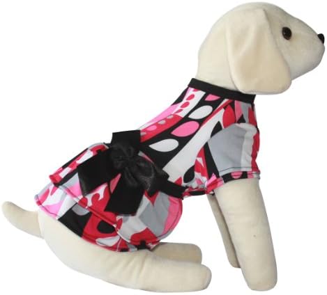 UP Collection The Mod Swirls Dog Dress, X-Small