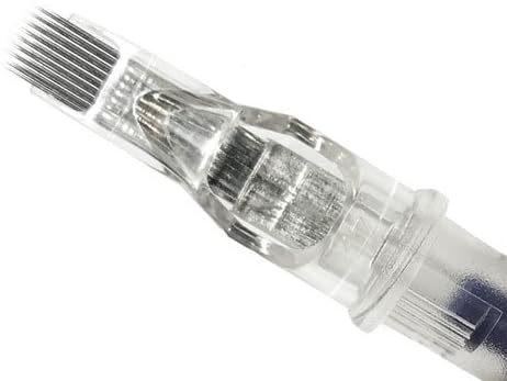 Beyond Disposable Cartridge Tattoo Needles Curved Magnum Shader 20pcs (Rubber Band) (15 Curved Mag Shader Textured)