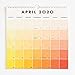 Paper Source 2019-2020 17 Month Paint Chip Calendar, 12 1/4