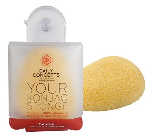 Daily Concepts Your Konjac Sponge, Turmeric