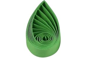 ODETOJOY Lawngreen Quilling Paper Strips 10mm Single Color Quilling Strips 3/8inch Paper Filigree Grass Green