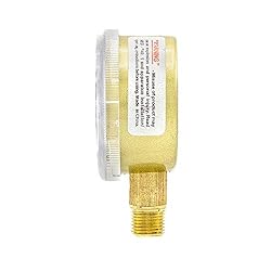 PIC Gauges 501D-UNO-158Q-C 0-4000 PSI, UL
