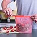 Reusable Silicone Food Storage Bags Set of 4 + Scrubber Sponge - Airtight Preservation Seal Bag For Cooking Snack Sandwich Container Sous Vide Steam Boil Microwave Freezer Dishwasher Safe by GreenZips