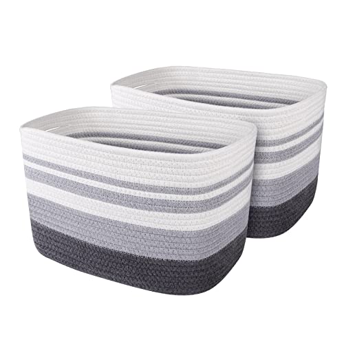 WISELIFE Storage Basket 2 Pack, Laundry