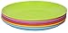Melange 6-Piece Melamine Dinner Plate Set (Solids Collection ) | Shatter-Proof and Chip-Resistant Melamine Dinner Plates | Color: Multicolor