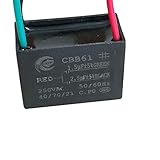 Ceiling Fan Capacitor CBB61 1.5uf + 2.5uf 3 Wire