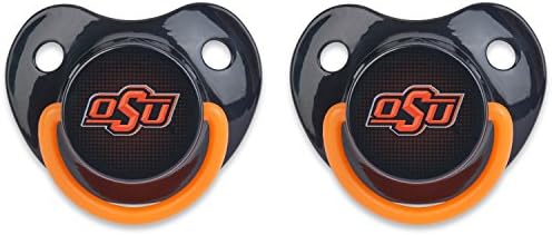 Orthodontic Pacifier | Official NCAA Oklahoma State University Licensed Product – 2 Count Pack