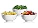 DOWAN 12OZ Porcelain Bowls - 8 Packs, White