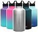 Simple Modern 64 oz Summit Water Bottle with Straw Lid - Hydro Vacuum Insulated Flask Double Wall Half Gallon Chug Jug - 18/8 Stainless Steel -Simple Stainless
