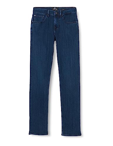 7 For All Mankind JSMSA230, Jeans de los Hombres, Mid Blue, Regular