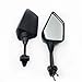 HK Moto- Motorcycle Black Left and Right Rearview Side Mirror For KAWASAKI NINJA 250R EX250 2008-2013
