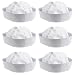 NJ Novelty - White Sailor Hat Adult Costume Accessory, Set of 6 Dress Up Party Hats primary