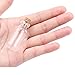 AS - 48Pack 10ml Glass storage bottle - Message Weddings Wish Jewelry Pendant Charms Kit Party Favors.